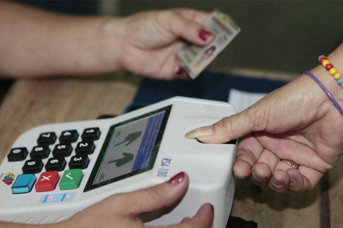 CNE captahuellas Smartmatic