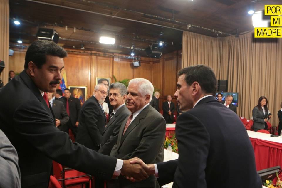 Diálogo 2014 Nicolás Maduro Henrique Capriles Por Mi Madre