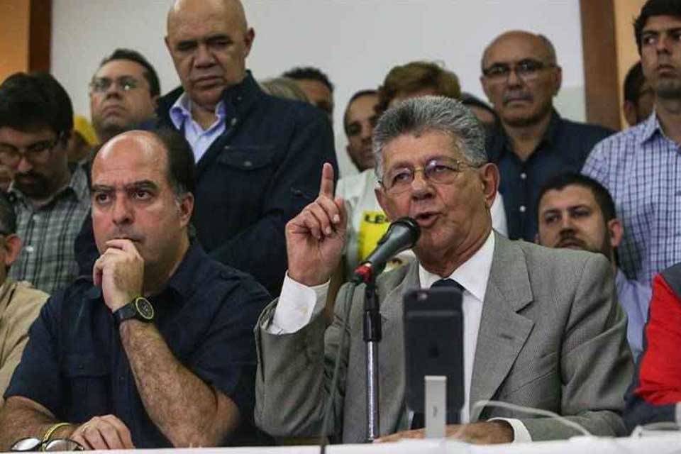 MUD Henry Ramos Allup Julio Borges