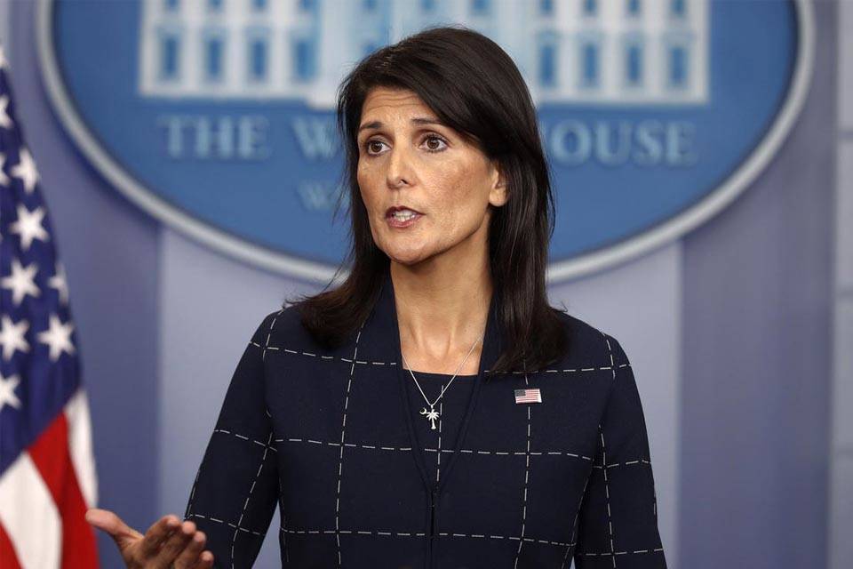Nikky Halley Embajadora ONU EEUU