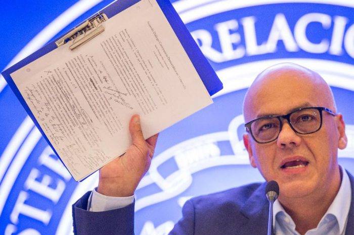 Jorge Rodríguez Negociación 18 de enero República Dominicana
