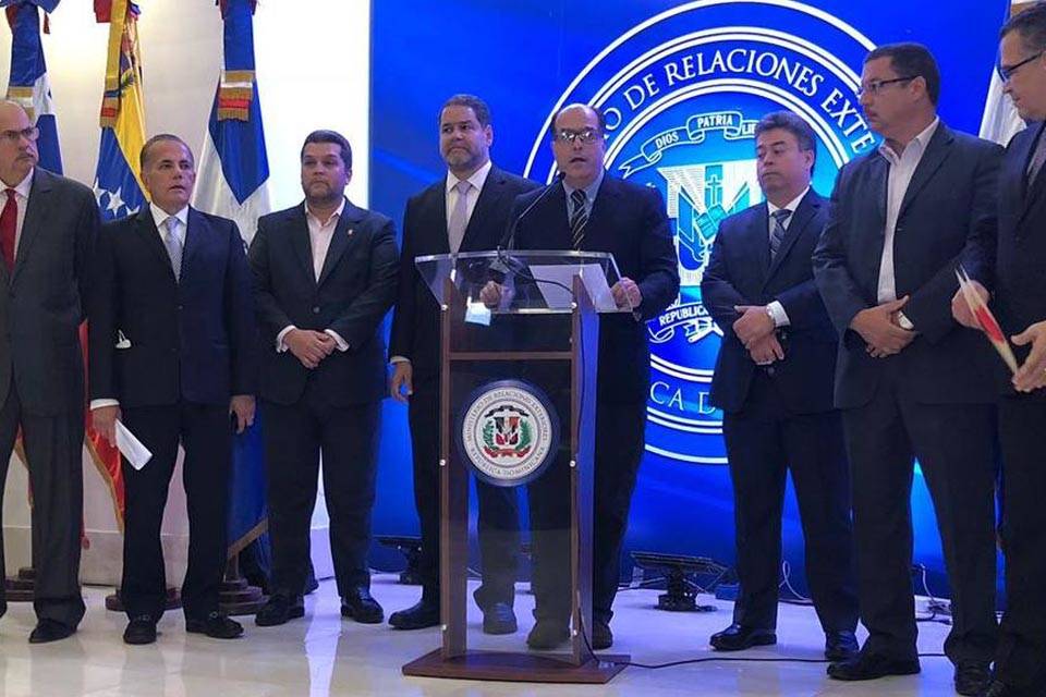 Delegación de la MUD en negociaciones de R. Dominicana