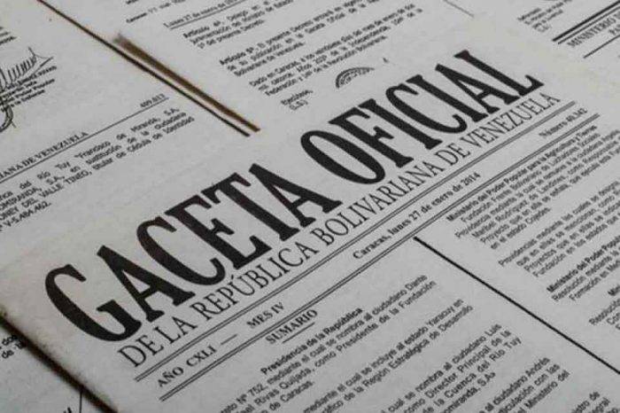 Gaceta oficial Corpoelec Industrial