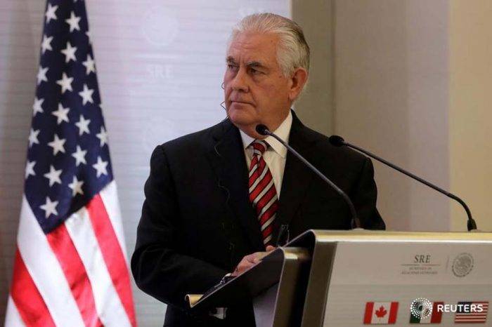 Rex Tillerson secretario de Estado EEUU