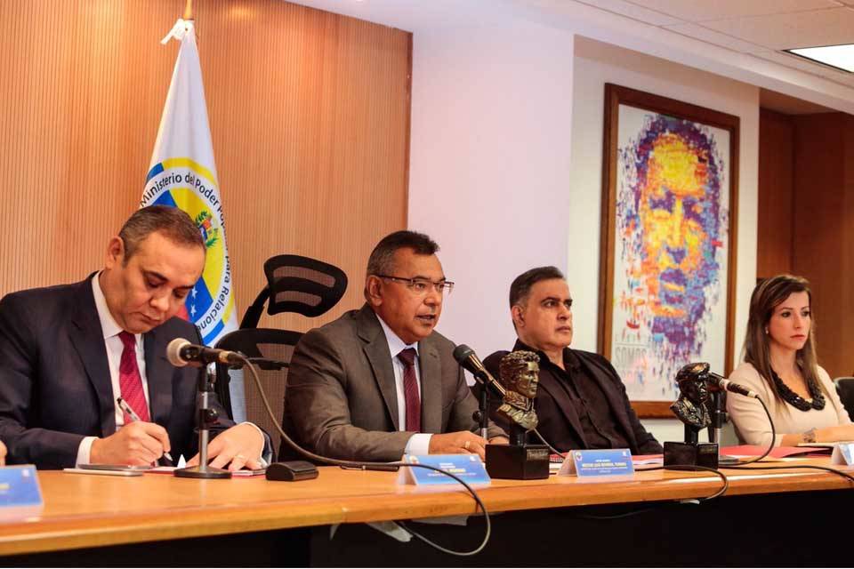 Néstor Reverol Tarek William Saab Maikel Moreno Susana Barreiros