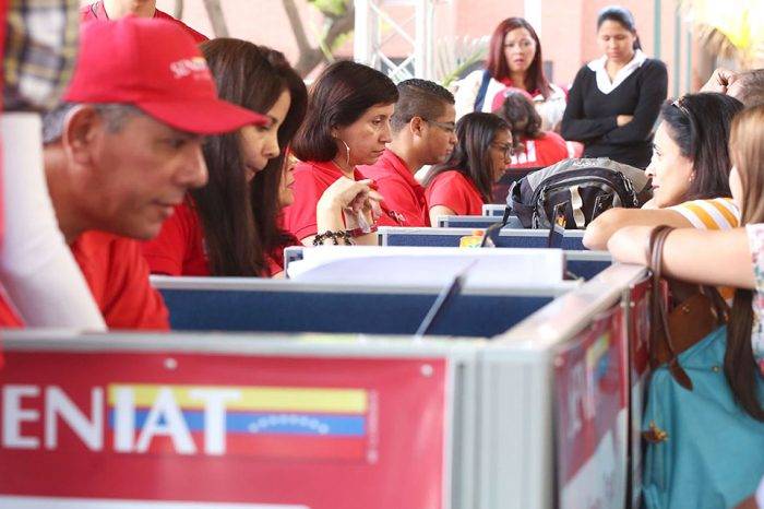 impuestos presupuesto Seniat