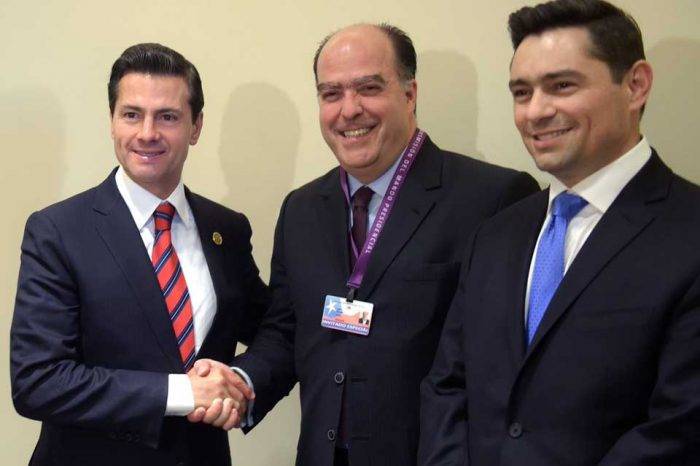 Enrique Peña Nieto Julio Borges Carlos Vecchio
