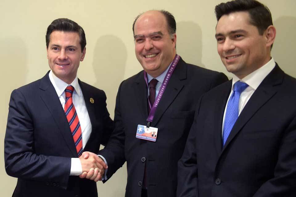 Enrique Peña Nieto Julio Borges Carlos Vecchio