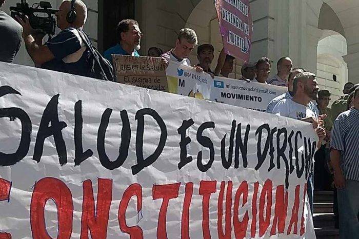 Organizaciones salud protesta