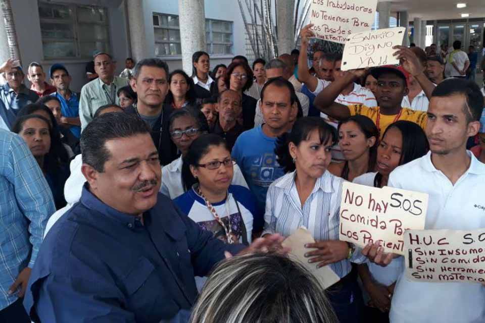 Protesta Hospital Universitario