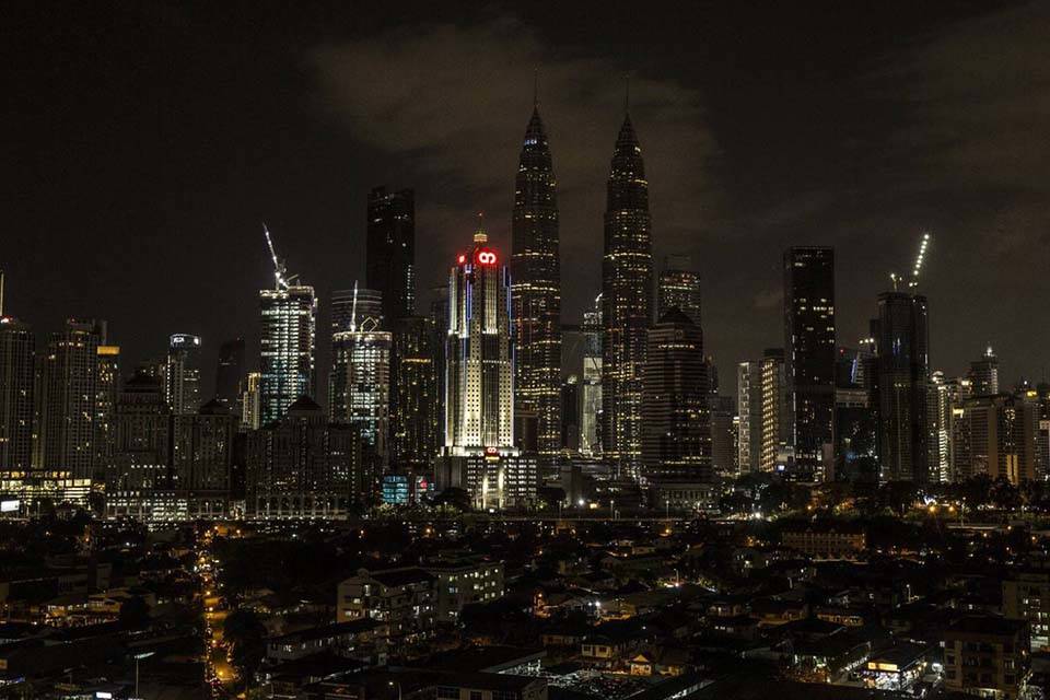 Kuala Lampur se unió a la hora del planeta