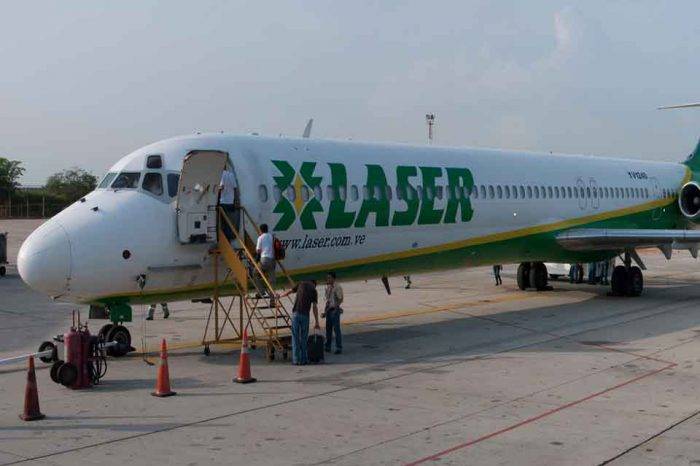 Laser Airlines vuelos suspende operaciones por orden del INAC Biocheck