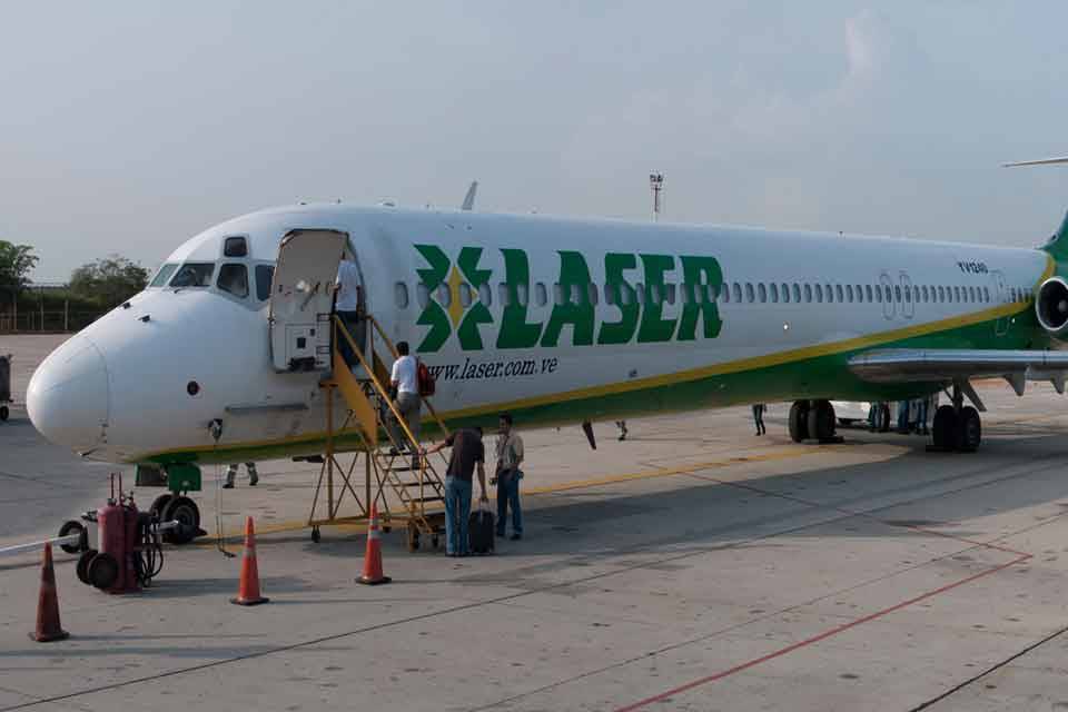 Laser Airlines vuelos suspende operaciones por orden del INAC Biocheck