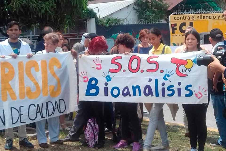 Protesta de bioanalistas
