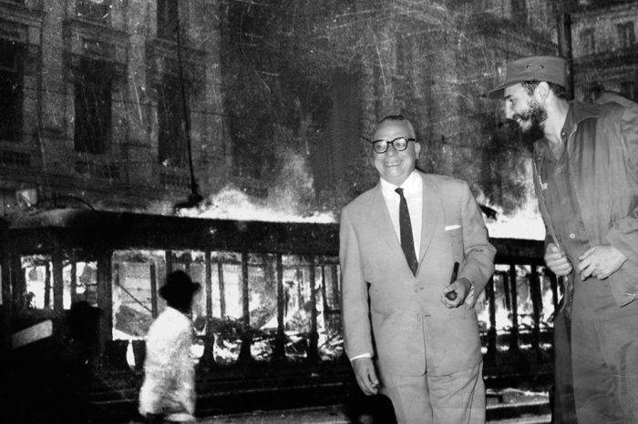 Bogotazo-Betancourt y Fidel. Montaje: GV