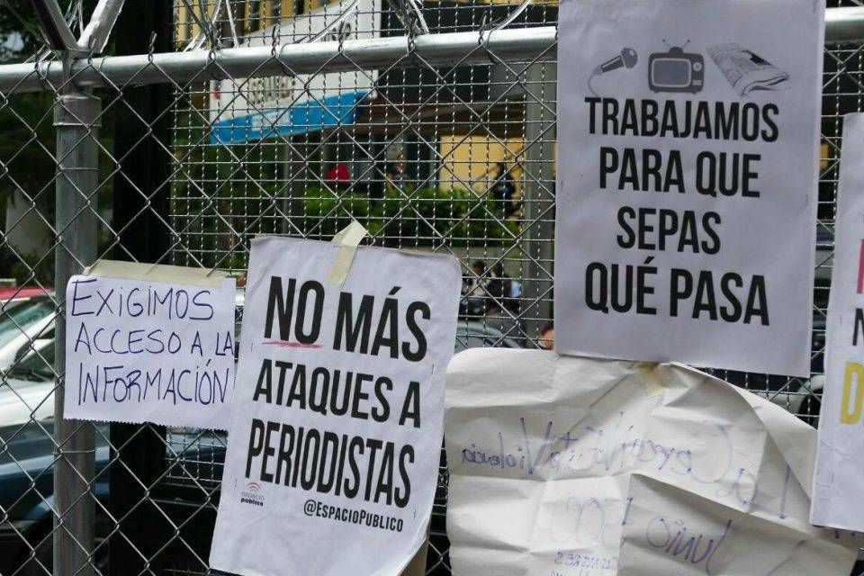 ataques a la prensa - relatores