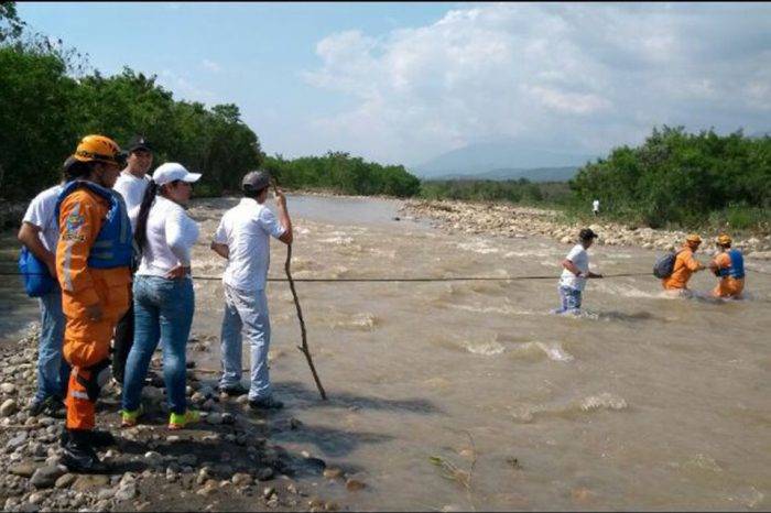 crecida en Río Táchira abril 2018
