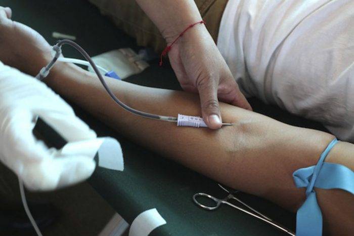 Donante de sangre