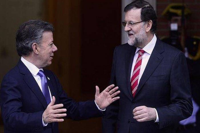 Rajoy y Santos