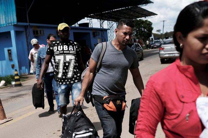 Venezolanos en Boa Vista