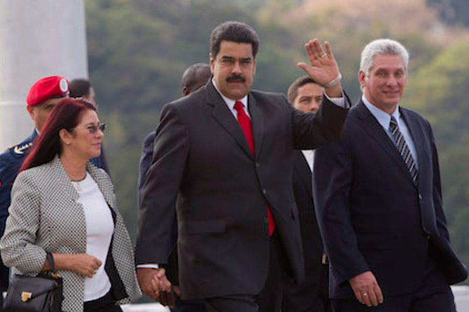 Díaz Canel y Nicolás Maduro. Foto: Diario Guamá-ICRT