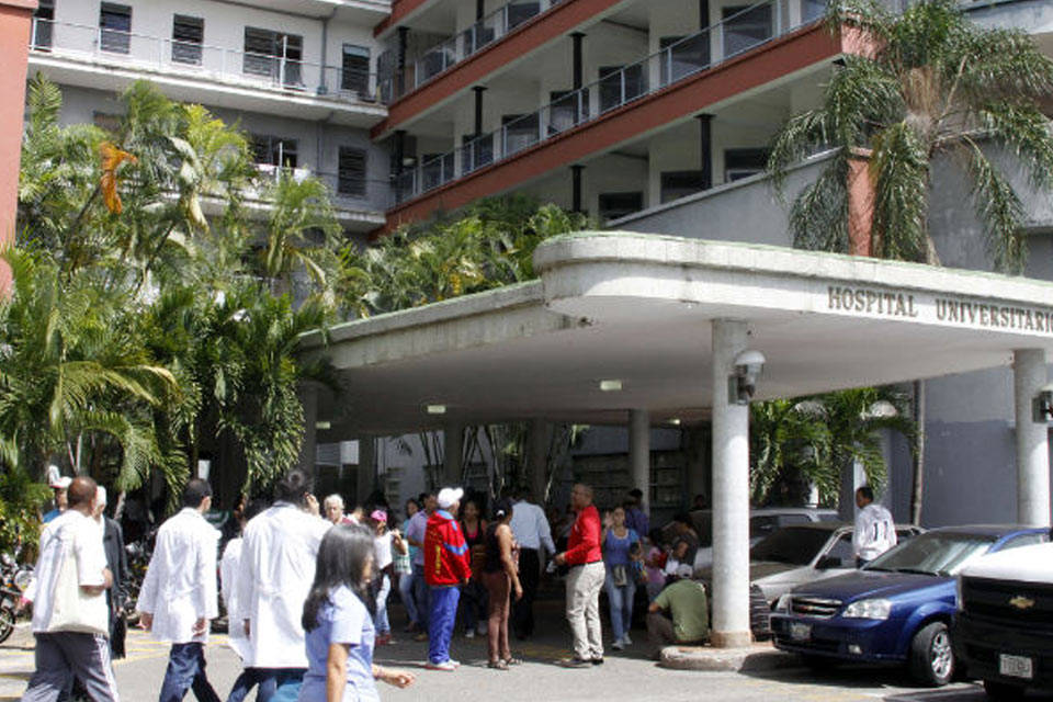 Hospital Universitario de Caracas. Foto: Fetrasalud