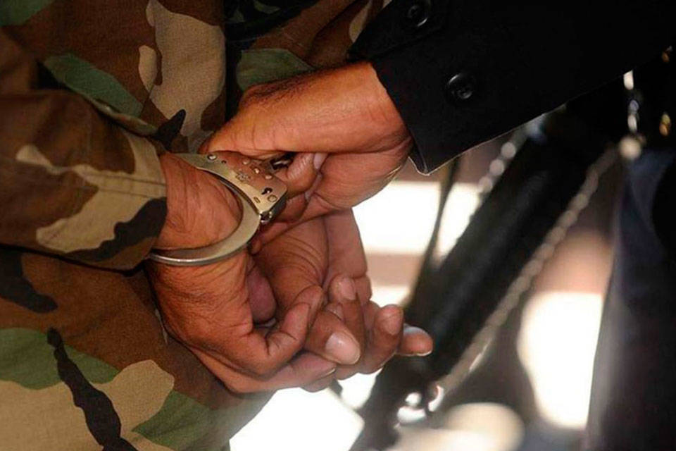 Militar detenido. Foto: El Carabobeño