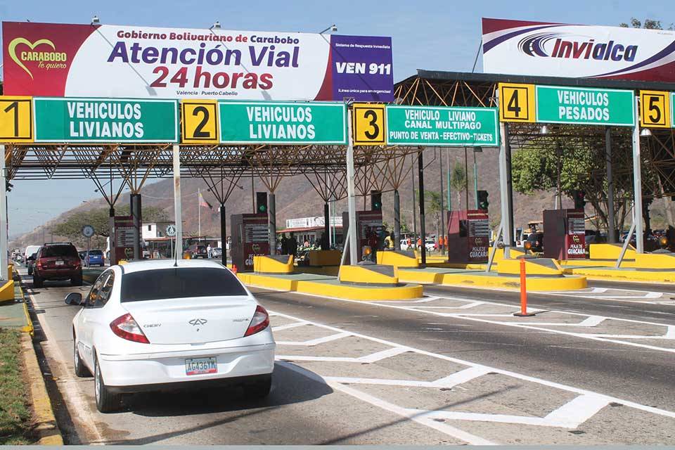 En menos de dos meses vuelven a aumentar peajes en Carabobo Fontur