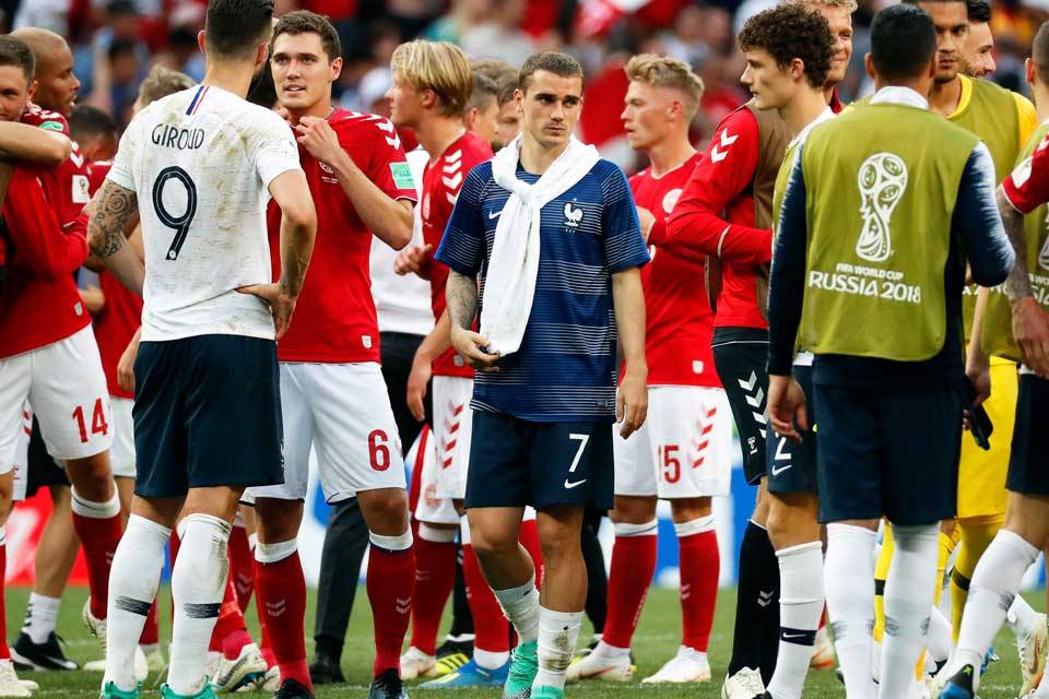 Francia vs Dinamarca. Rusia 2018