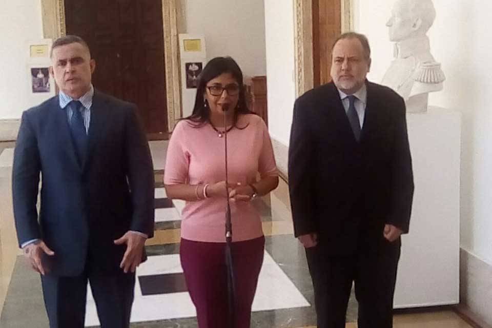 Delcy Rodríguez Tarek William Saab