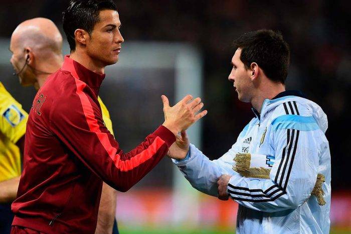 Messi y Cristiano Ronaldo
