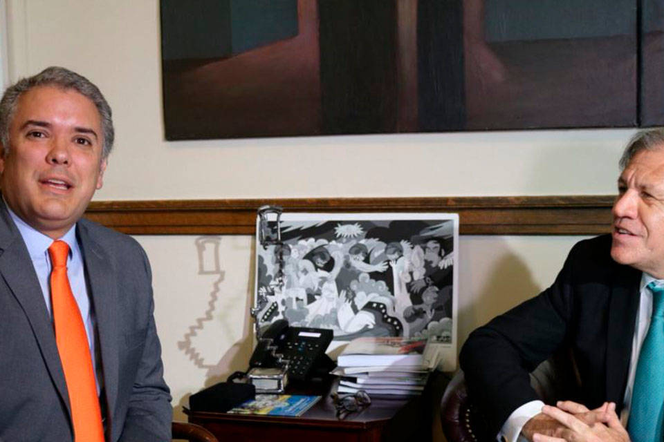 Iván Duque se reunió con Luis Almagro