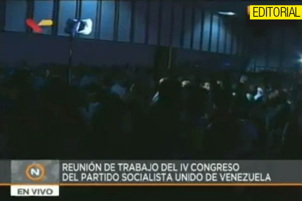 Apagón congreso del Psuv