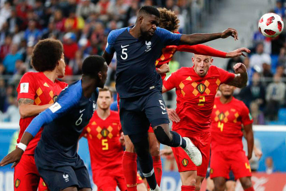 Juego Francia Bélgica. Foto: Voz de América