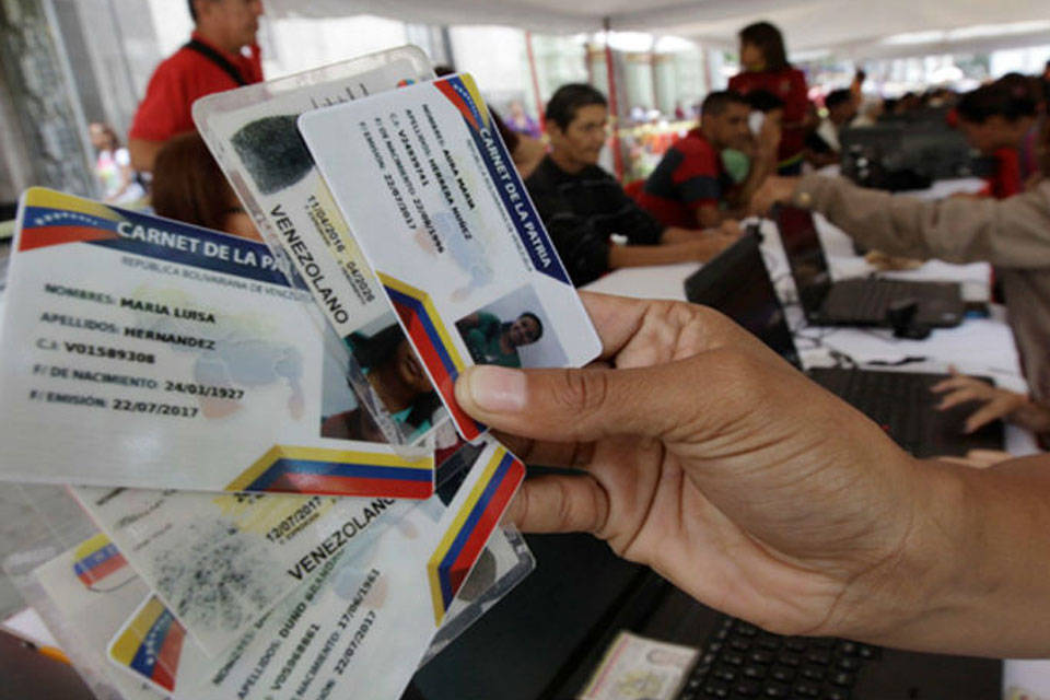 Carnet de la patria. Foto: Caraota Digital