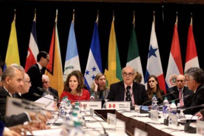 Grupo de Lima. Foto: ensartaos.com.ve