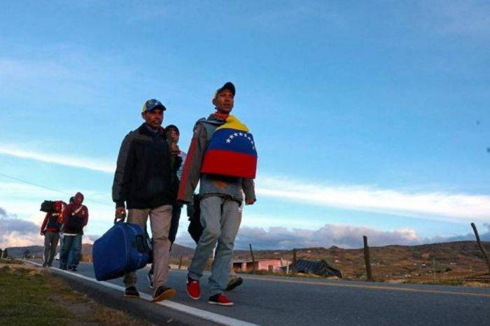 migración Venezolanos en la frontera
