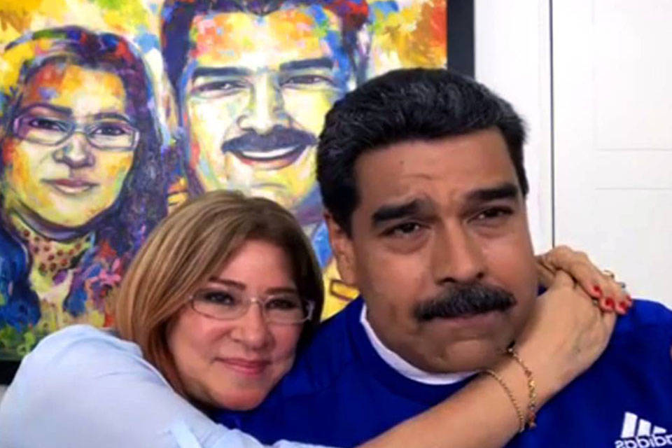 Cilia Flores y Nicolás