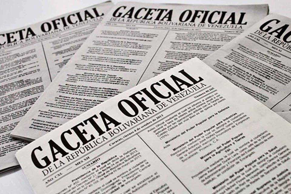 gacetas oficiales