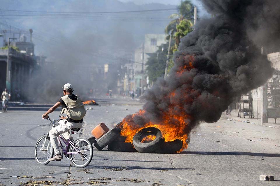 Protesta en Haití