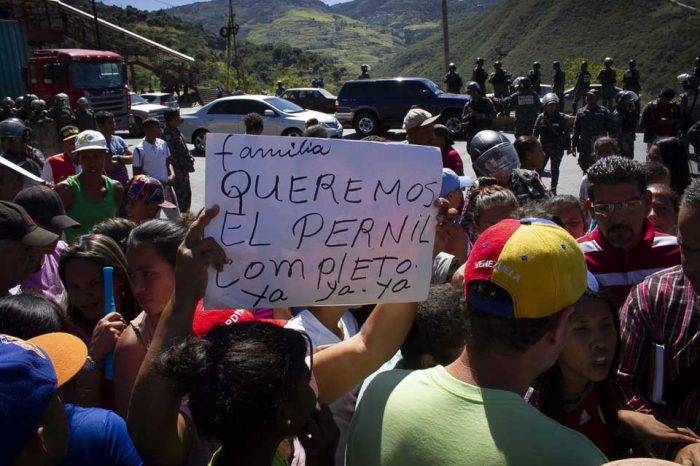 Protesta por pernil