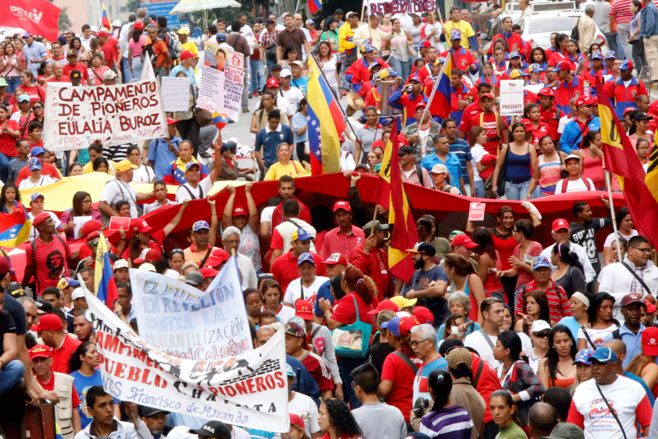 marcha oficialistas Onapre