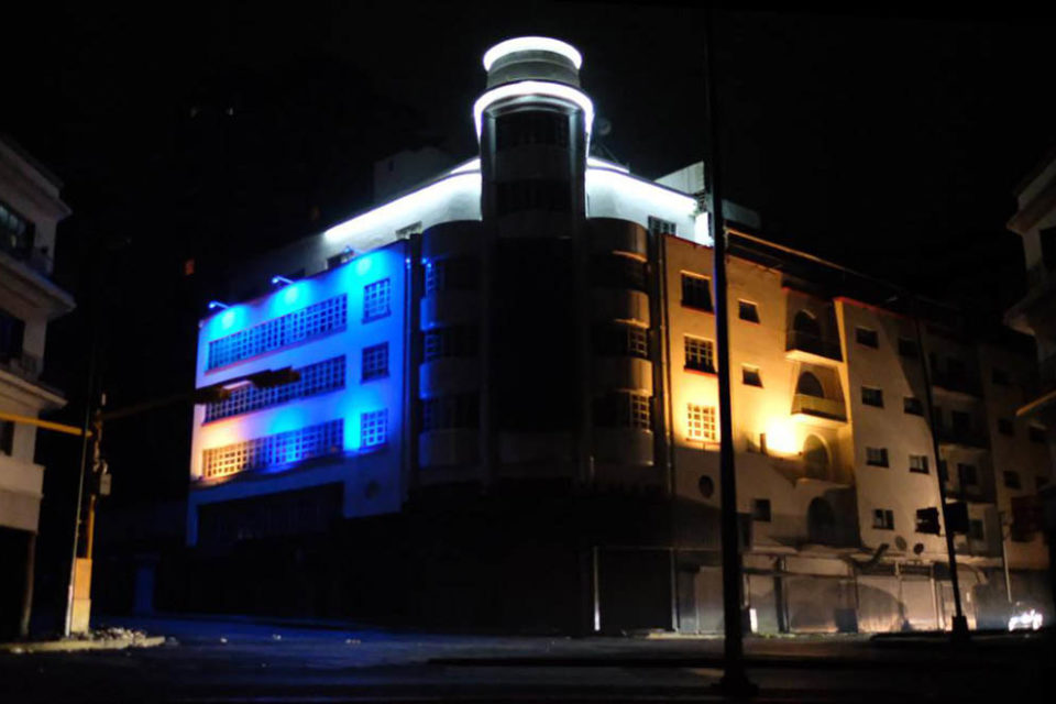 Apagon en Caracas Hugo Pasarello 2