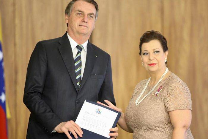 María Teresa Belandria y Bolsonaro