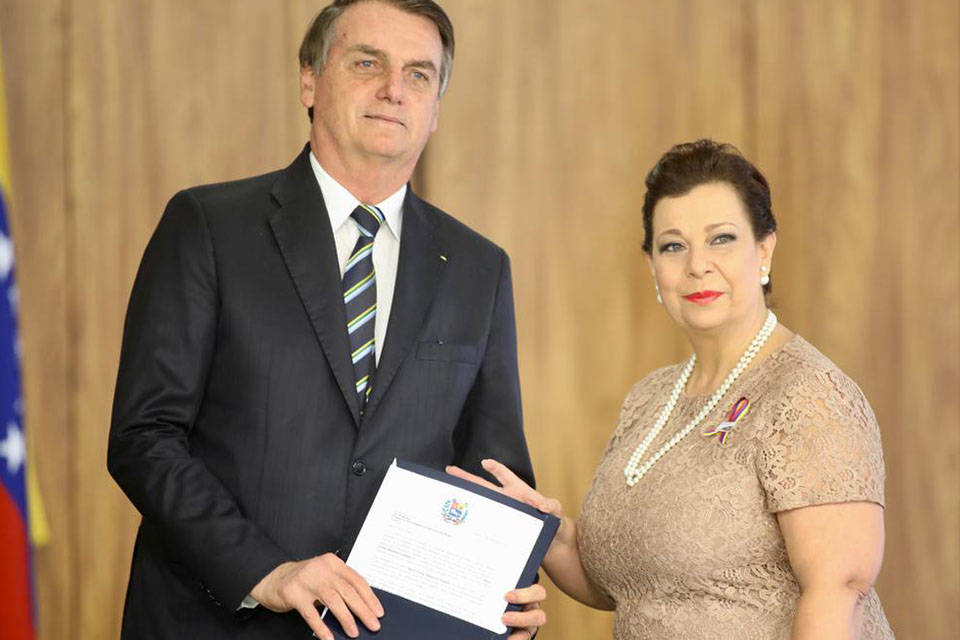 María Teresa Belandria y Bolsonaro