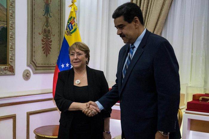 Maduro y Bachelet