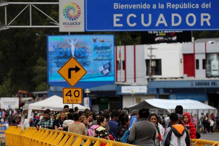 Venezolanos en Ecuador