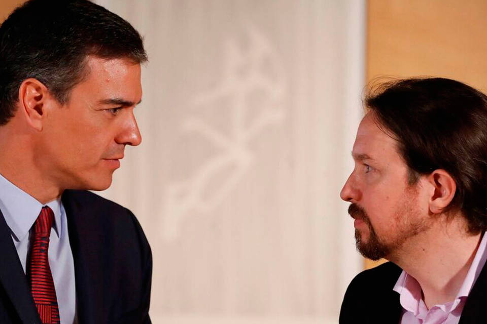 Pedro Sánchez y Pablo Iglesias