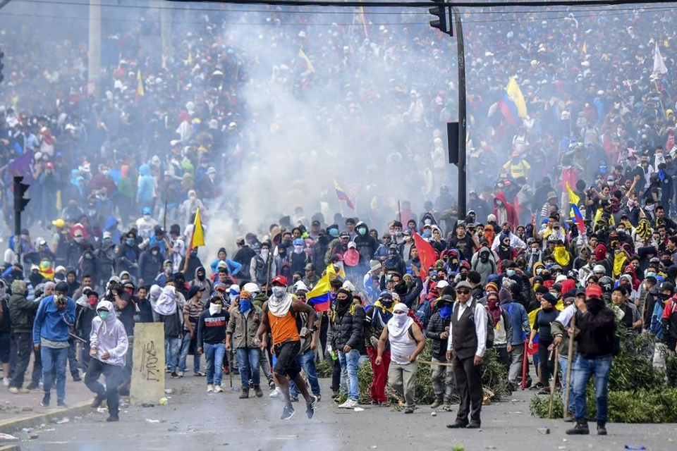 Crisis en Ecuador | Hay venezolanos entre los 717 extranjeros detenidos. El vicepresidente Otto Sonnenholzner no especificó la cifra exacta