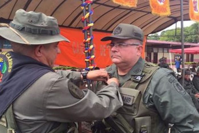 Aquiles Leopoldo Lapadula Sira, hoy imputado por cooperar con la "narcomafia", fue ascendido a General de Brigada el pasado 19 de julio por Nicolás Maduro 